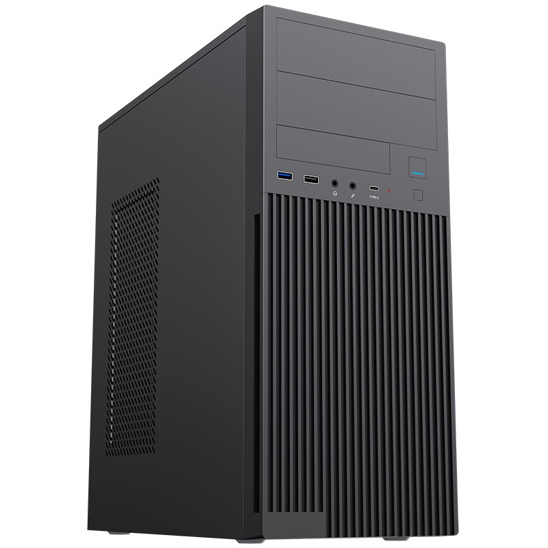 Itek Case Pilot Z27 Lite 27L Middle Tower Atx 500W Psu Type-C Usb3 Usb2