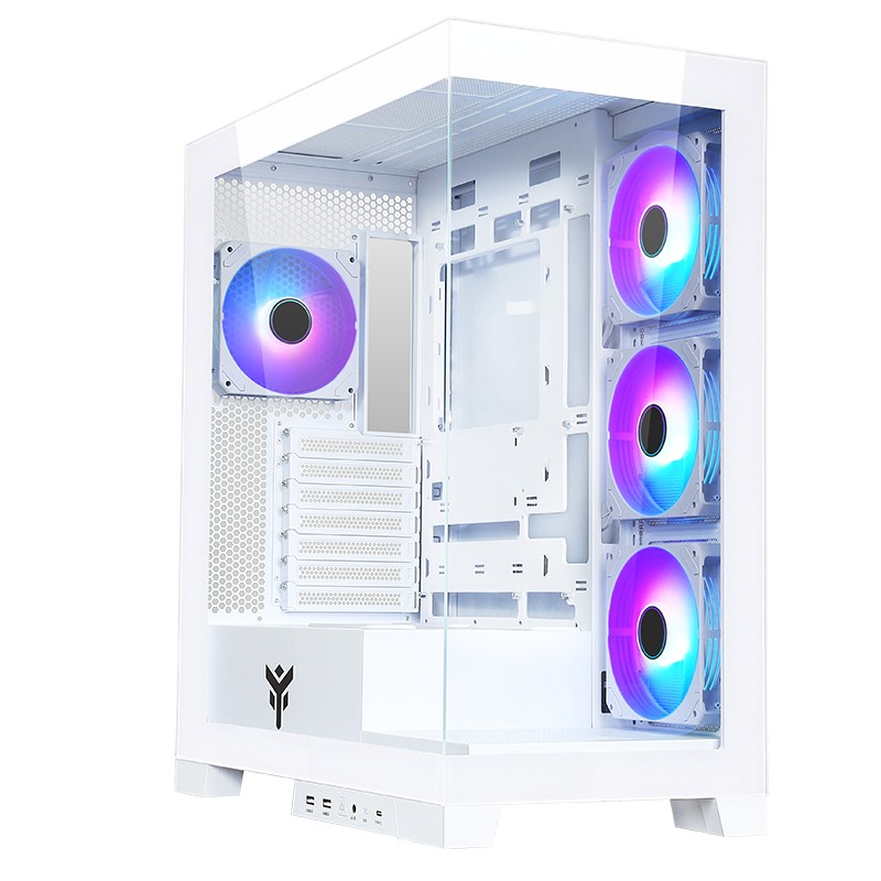 Itek Case Showbui 45W - Gaming Tower Atx 4X12Cm Argb Fan 2Xusb3 Type-C Side Front Panel Te