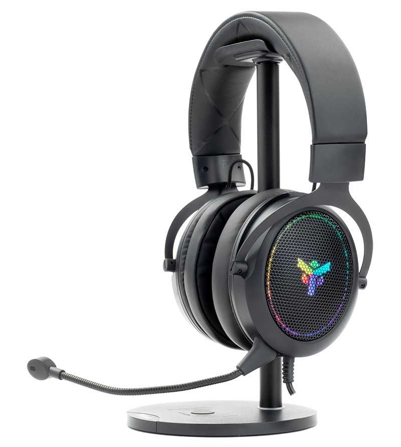 Itek Cuffie Gaming 71 Virtuale Contr.Volume Rgb Led Usb Mic Removibile