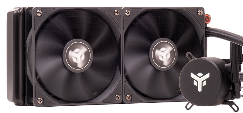Itek Dissipatore A Liquido Icecore 240 - 240Mm Skt Universale Pwm Black Fan
