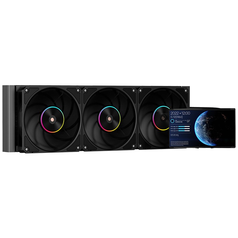 Itek Dissipatore A Liquido Thermora 50B 360Mm Skt Universale Argb Pwm Fan Lcd 10 Con Softw