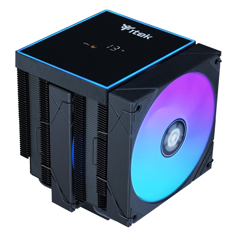 Itek Dissipatore Ad Aria Icy-6Hatp - Skt Universale 250W Tdp 6 Heatpipe 2X12Cm Fan Argb Temp. Itek Dissipatore Ad Aria Icy-6Hatp - Skt Universale 250W Tdp 6 Heatpipe 2X12Cm Fan Argb Temp.