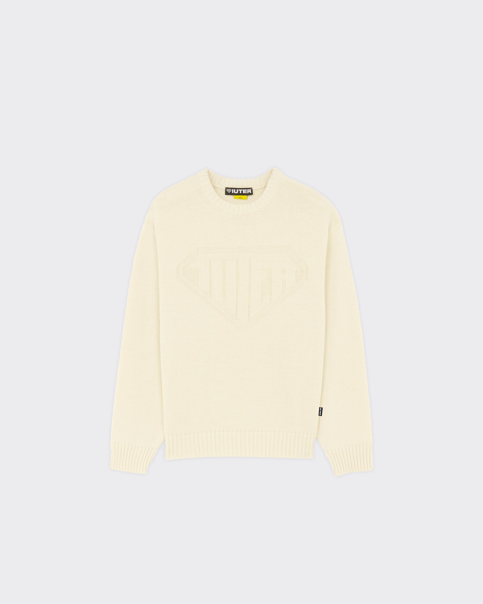 Iuter Maglione Knit Links Logo Avorio Iuter Maglione Knit Links Logo Avorio