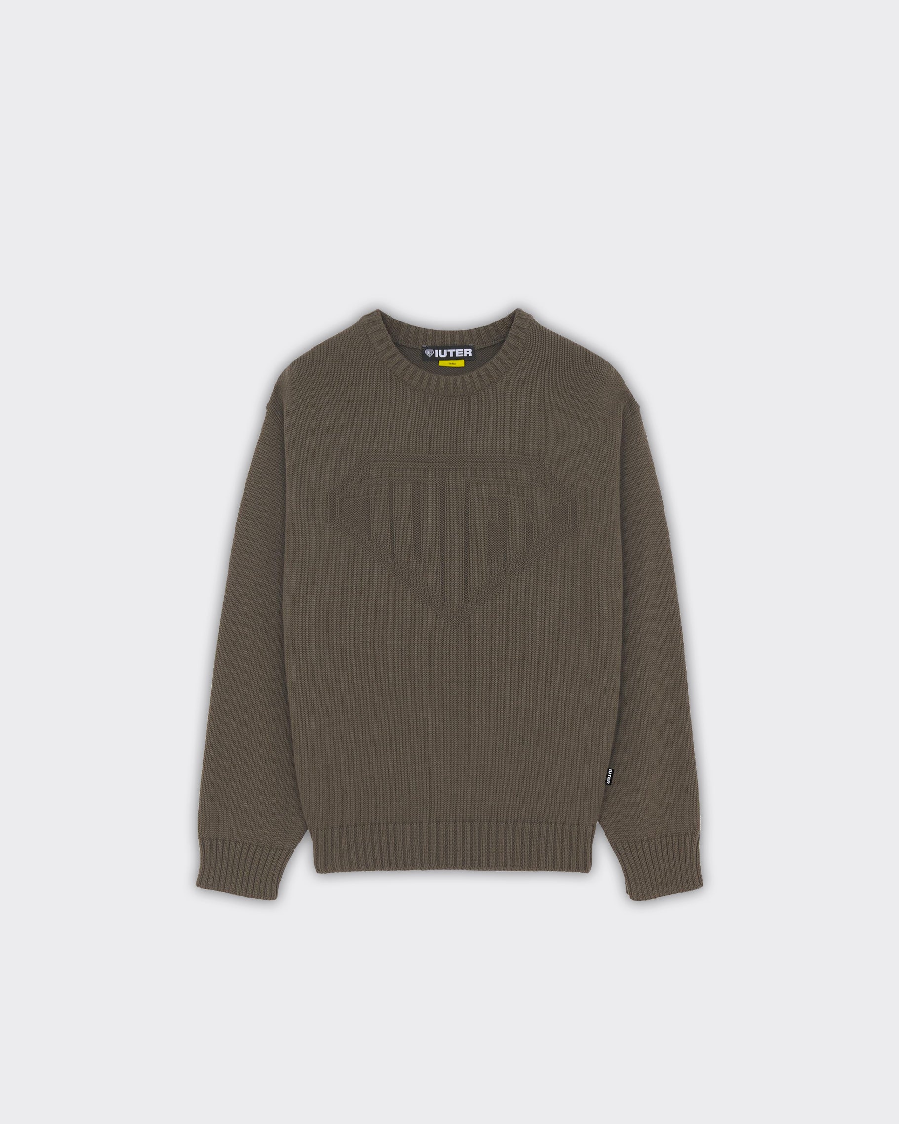 Iuter Maglione Knit Links Logo Marrone