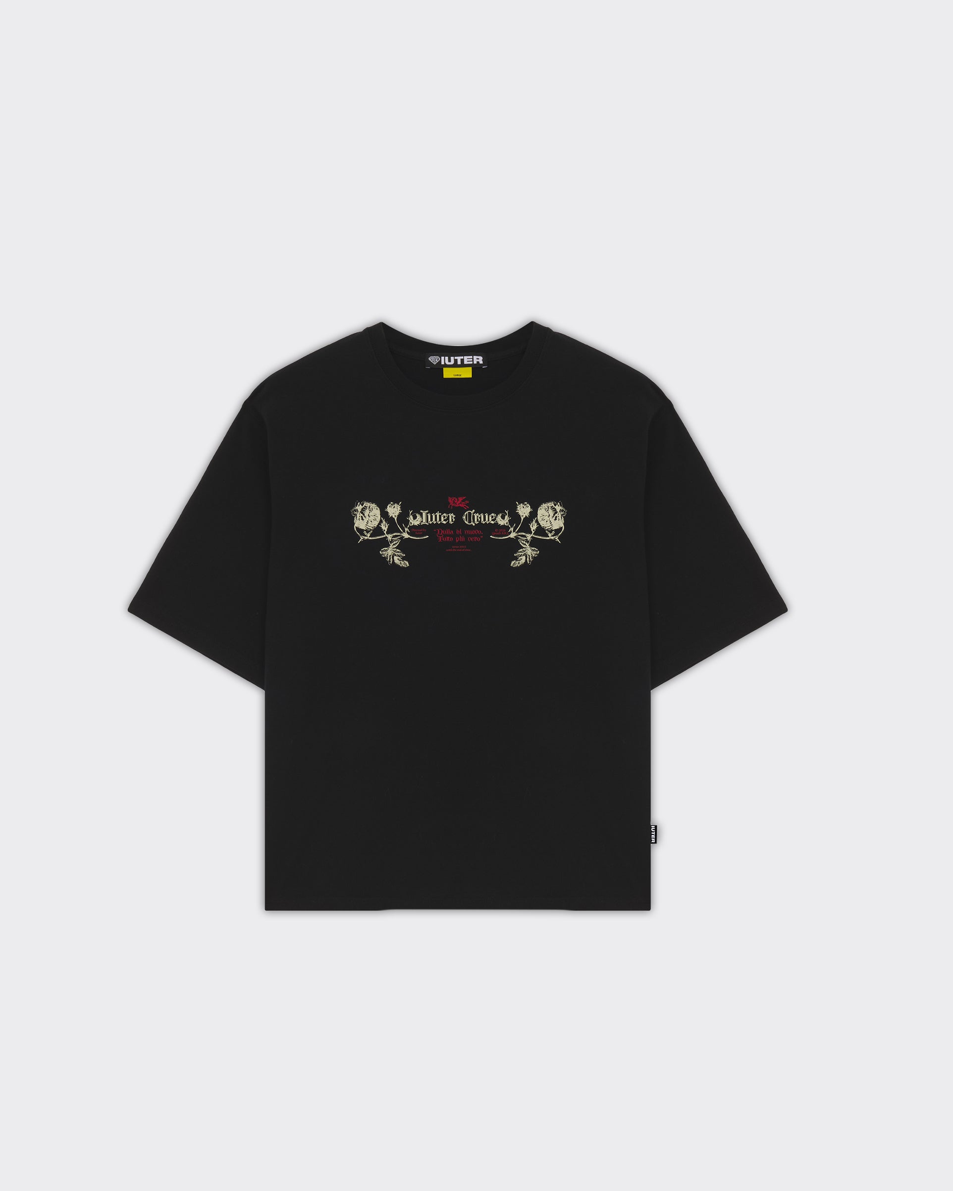 Iuter T-Shirt Bloom Nera