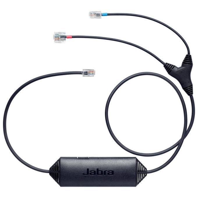 Jabra 14201-33 LINK Adattatore EHS per Cuffie Wireless Avaya Serie 1400 9400 9500 colore Nero