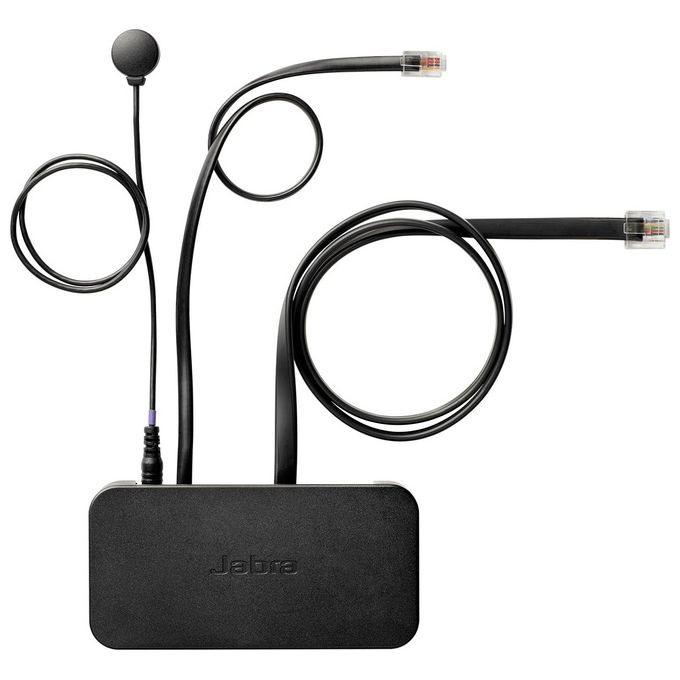 Jabra 14201-35 Adattatore EHS per Telefoni Avaya 1600 e 9600 Risposta e Termine Chiamata da Cuffia USB Alimentato dal Telefono colore Nero