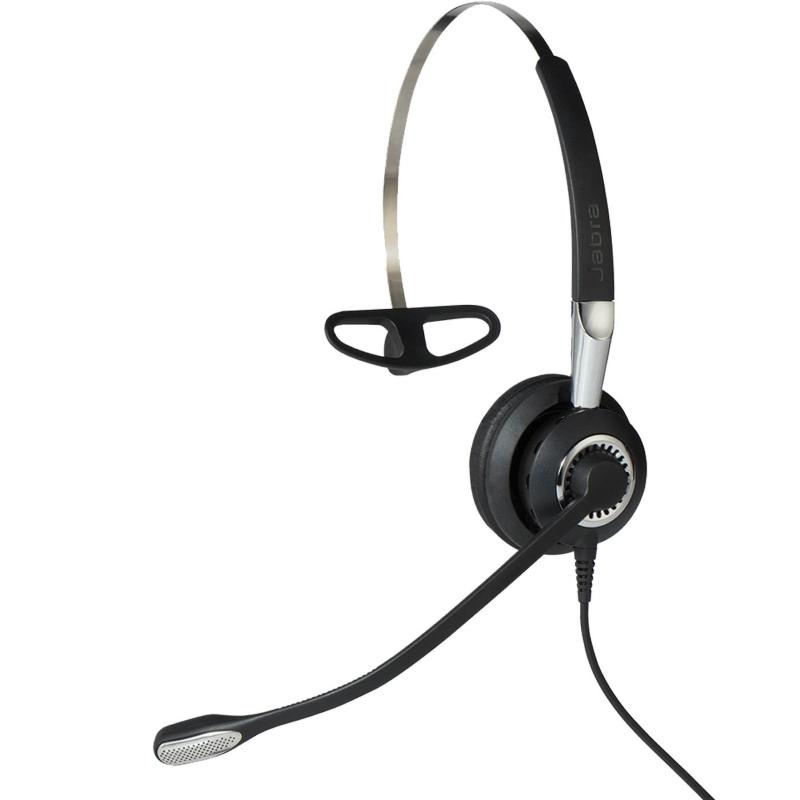 Jabra 2406-820-204 cuffia e auricolare cablato passanuca, a clip, a padiglione ufficio nero, argento