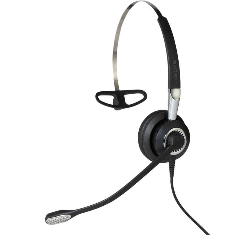 Jabra 2486-820-209 cuffia e auricolare cablato passanuca, a clip, a padiglione ufficio nero, argento