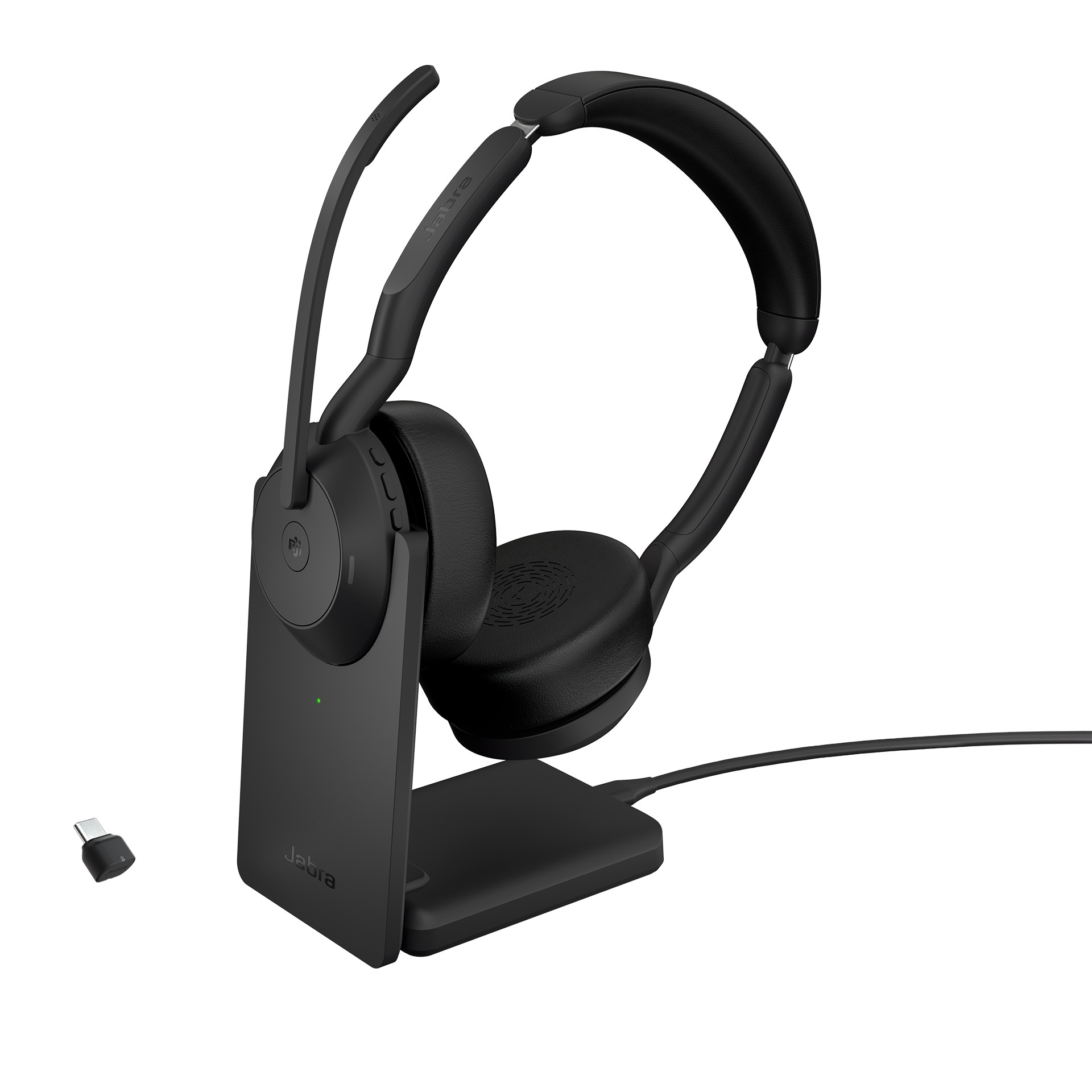 Jabra 25599-999-889 Evolve2 55 Link380c MS Cuffie Stereo Nere