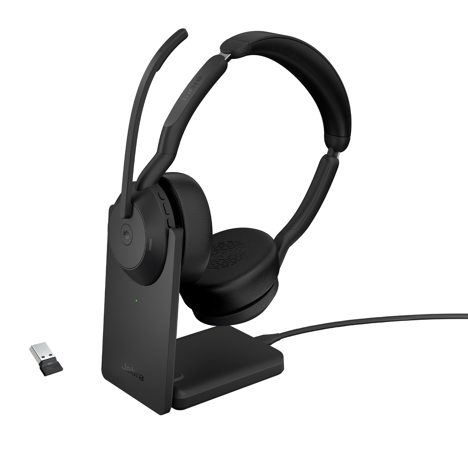 Jabra 25599-999-989 Evolve2 55 Link380a MS Cuffie Stereo Nere