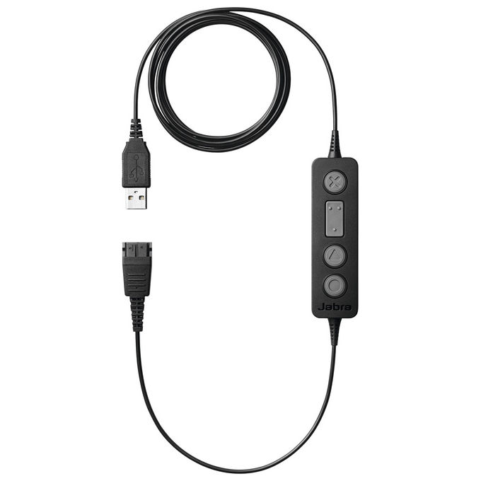 Jabra 260-19 Adattatore USB Link 260 Per Cuffie Jabra Quick Disconnect Corded Nero