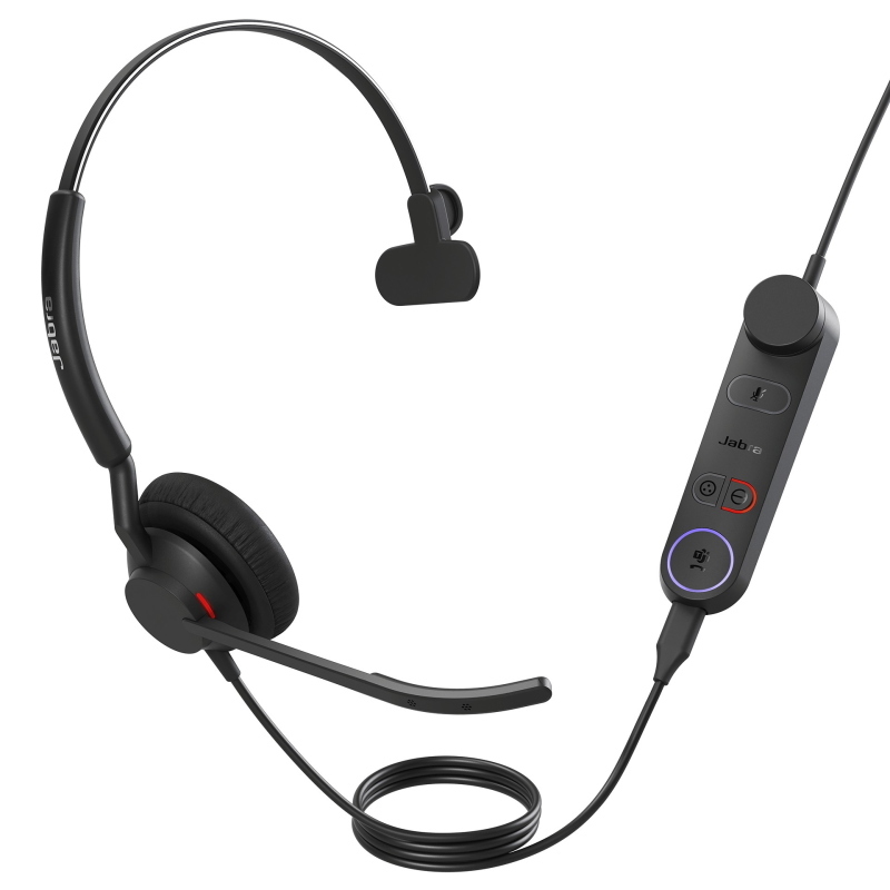 Jabra 5093-299-2159 cuffia e auricolare cablato a padiglione ufficio usb tipo-c nero