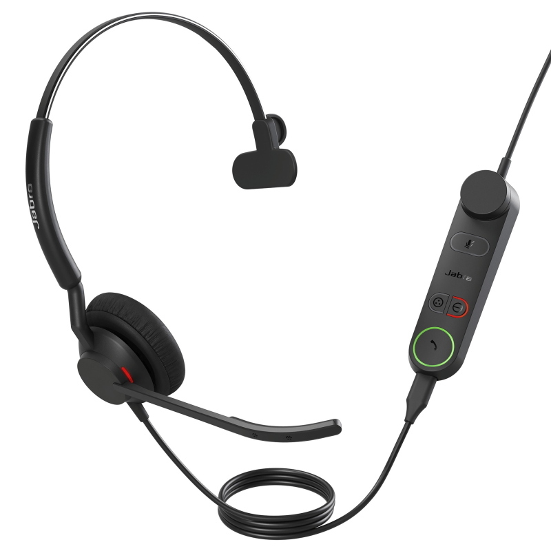 Jabra 5093-299-2259 cuffia e auricolare cablato a padiglione ufficio usb tipo-c nero