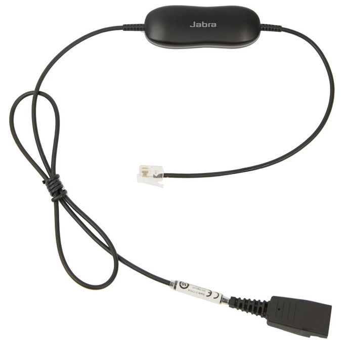Jabra 88001-03 Cavo Jabra GN1216 per Telefono Avaya one-X Serie 96XX e 1600 con Selettore a 8 Posizioni per Volume Microfono colore Nero Jabra 88001-03 Cavo Jabra GN1216 per Telefono Avaya one-X Serie 96XX e 1600 con Selettore a 8 Posizioni per Volume Microfono colore Nero