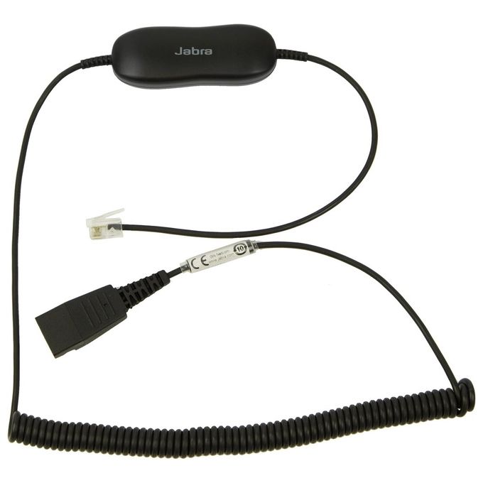 Jabra 88001-04 GN1216 Cavo di Collegamento per Cuffie QD a RJ-9 per Telefoni Avaya 96XX e 16XX colore Nero Jabra 88001-04 GN1216 Cavo di Collegamento per Cuffie QD a RJ-9 per Telefoni Avaya 96XX e 16XX colore Nero