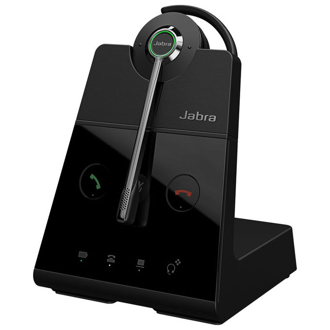 Jabra 9655-553-117 Engage 65 SE Auricolare Wireless Nero Per Ufficio Convertibile