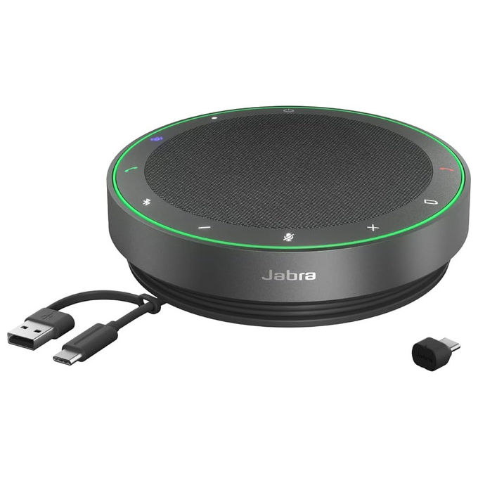 Jabra BYOD Room Kit 9000-100 sistema videoconferenza Speak2 75 Huddly IQ Full HD 1080p USB Bluetooth 5.2 Microsoft Teams Zoom