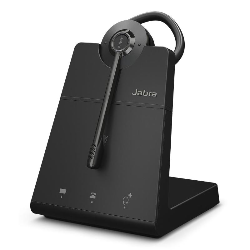 Jabra engage 45 se auricolare wireless a clip, a padiglione ufficio nero