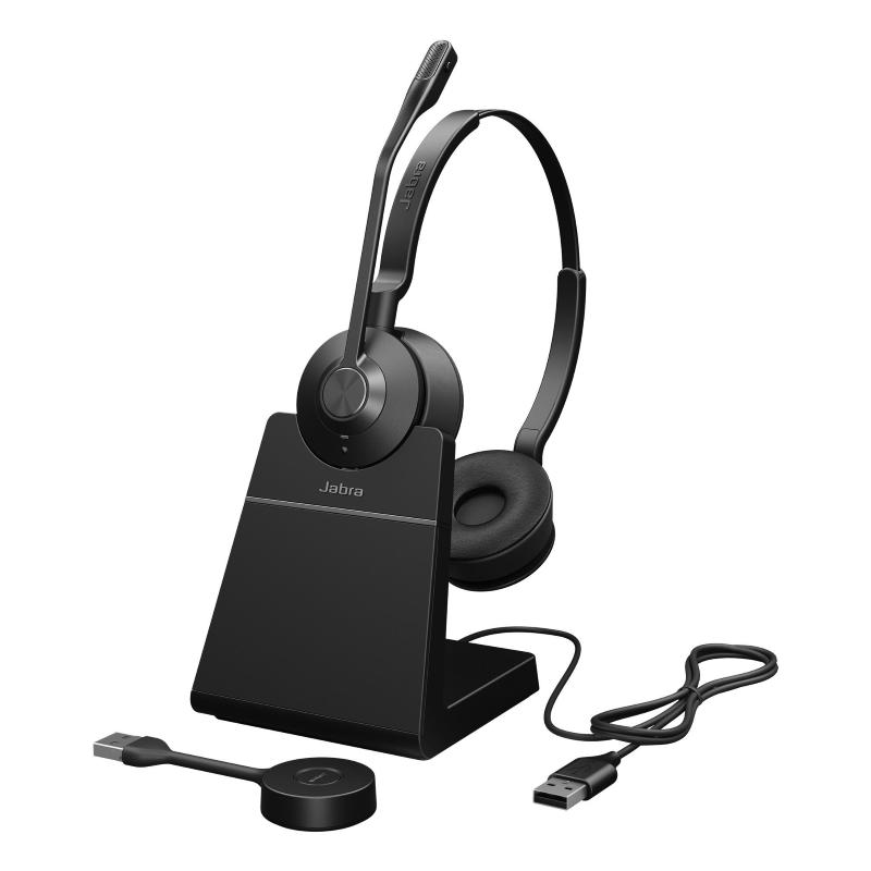 Jabra engage 55 se auricolare wireless a padiglione ufficio nero