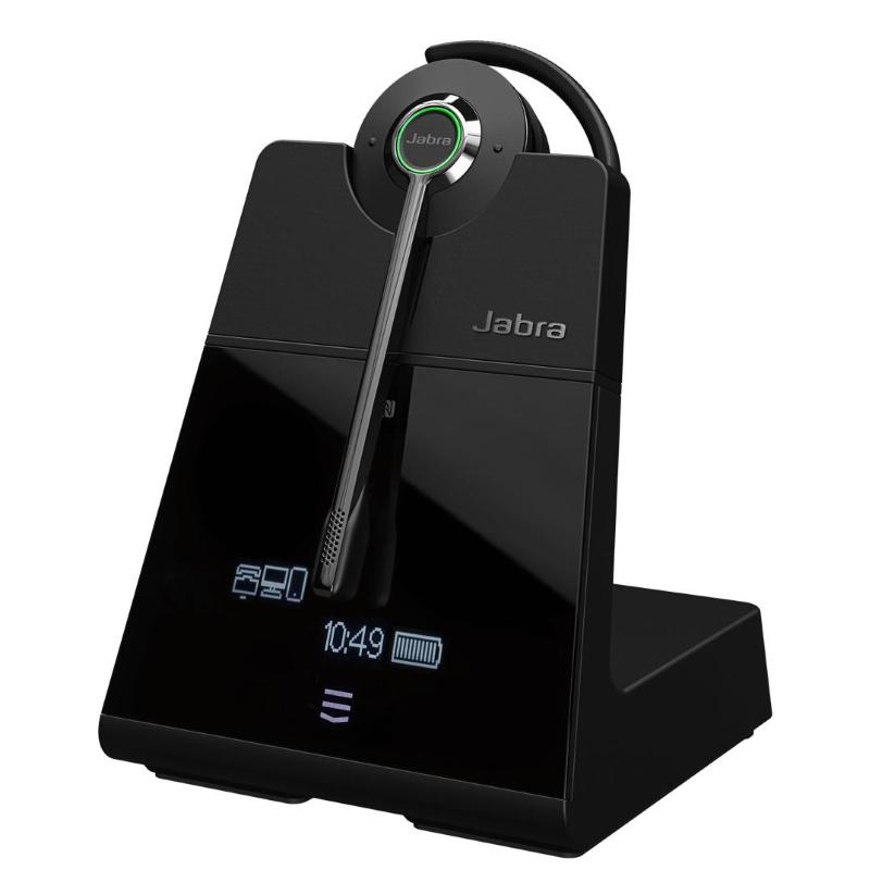 Jabra engage 75 se auricolare wireless a clip, a padiglione ufficio bluetooth nero