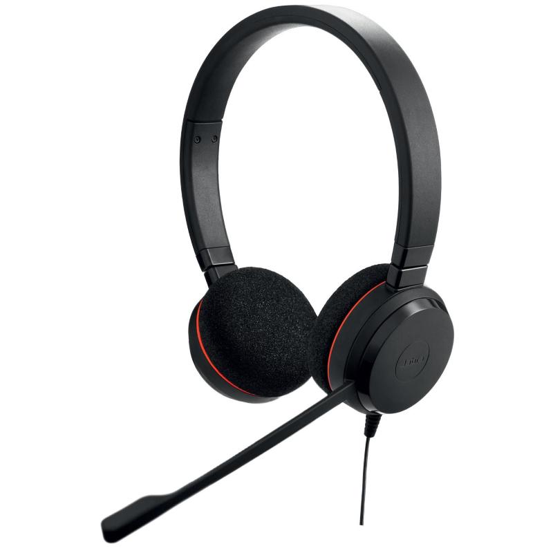 Jabra evolve 20 auricolare cablato a padiglione ufficio usb type-c / usb type-a nero