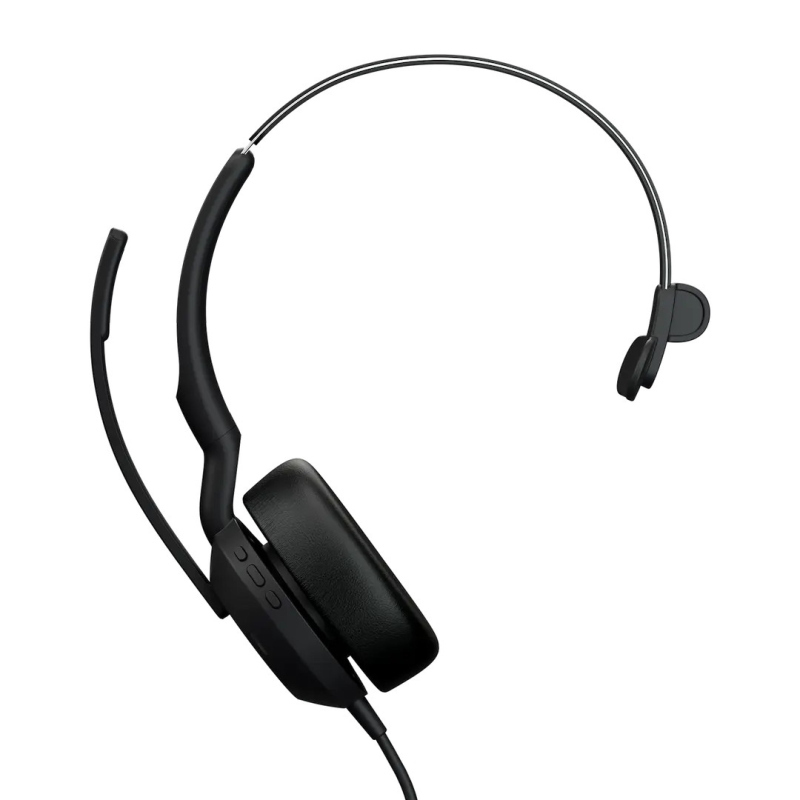 Jabra evolve2 50 auricolare cablato a padiglione ufficio usb type-c / usb type-a bluetooth nero