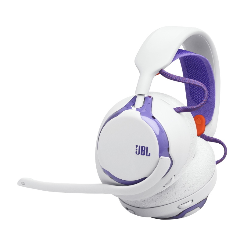 Jbl quantum 650 auricolare wireless a padiglione gaming usb tipo-c bluetooth bianco
