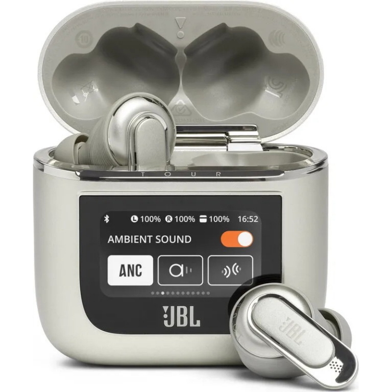 Jbl tour pro 2 cuffie wireless in-ear musica e chiamate bluetooth grigio