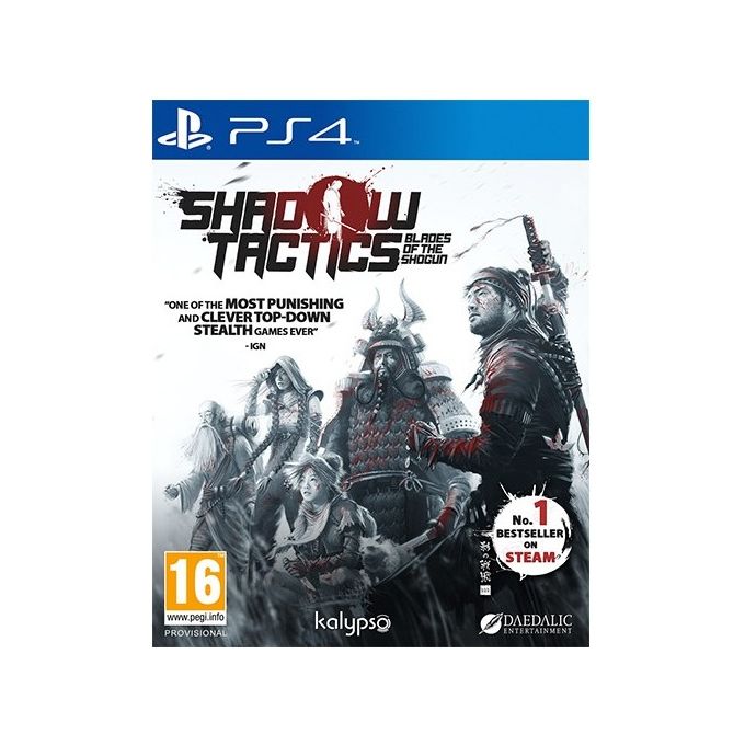 Kalypso 1020887 Shadow Tactics: Blades of the Shogun Gioco per PS4 Blu-ray 1 Giocatore PEGI 16 Lingue Italiano colore Nero