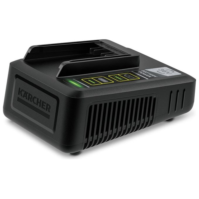 Kärcher 2.445-033.0 Caricabatterie Rapido Battery Power 36V 1 Slot compatibile tutte le batterie 36V colore Nero