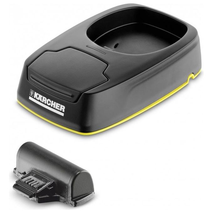 Kärcher 2.633-116.0 Caricabatterie con Batteria Litio per WV5 Window Vac Tempo di ricarica 3.5 h colore Nero