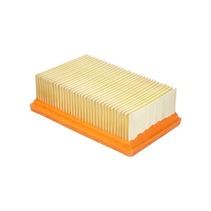 Kärcher 2863-005.0 New System Filtro Plissettato Piatto per Aspirapolvere WD 4 WD 5 WD 6 MV 4 MV 5 MV 6 colore Beige