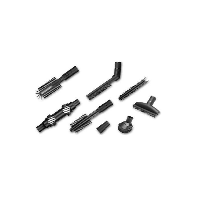KÄRCHER 2.863-255.0 Kit Accessori per Aspirapolvere Cilindrico VC 2 e VC 3 8 Pezzi colore Nero