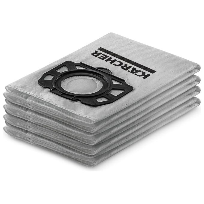 Kärcher 2.863-355.0 Sacchetti Filtro in Tessuto Non Tessuto 5 Strati per WD 4-6 KWD 4-6 MV 4-6 4 pz colore Grigio Kärcher 2.863-355.0 Sacchetti Filtro in Tessuto Non Tessuto 5 Strati per WD 4-6 KWD 4-6 MV 4-6 4 pz colore Grigio