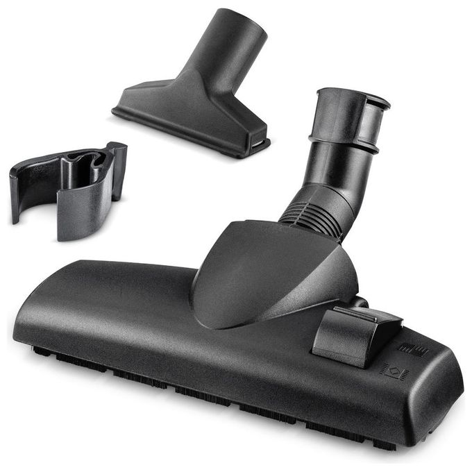 KÄRCHER 2.863-356.0 Set Accessori per Aspirapolvere per Pavimenti duri Tappeti e Tappezzeria con Bocchetta Selettiva e Clip di Fissaggio colore Nero KÄRCHER 2.863-356.0 Set Accessori per Aspirapolvere per Pavimenti duri Tappeti e Tappezzeria con Bocchetta Selettiva e Clip di Fissaggio colore Nero