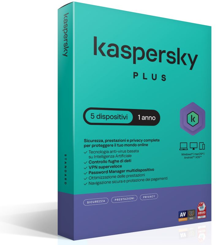 Kaspersky Plus 5Dev 1Y Superslim Box Kaspersky Plus 5Dev 1Y Superslim Box