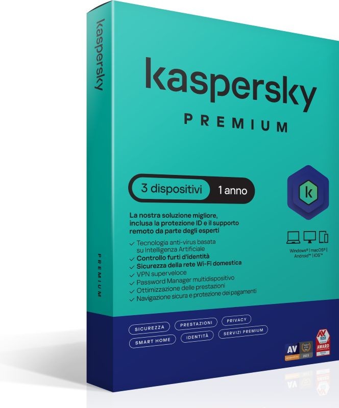 Kaspersky Premium 3Dev 1Y Superslim Box Kaspersky Premium 3Dev 1Y Superslim Box