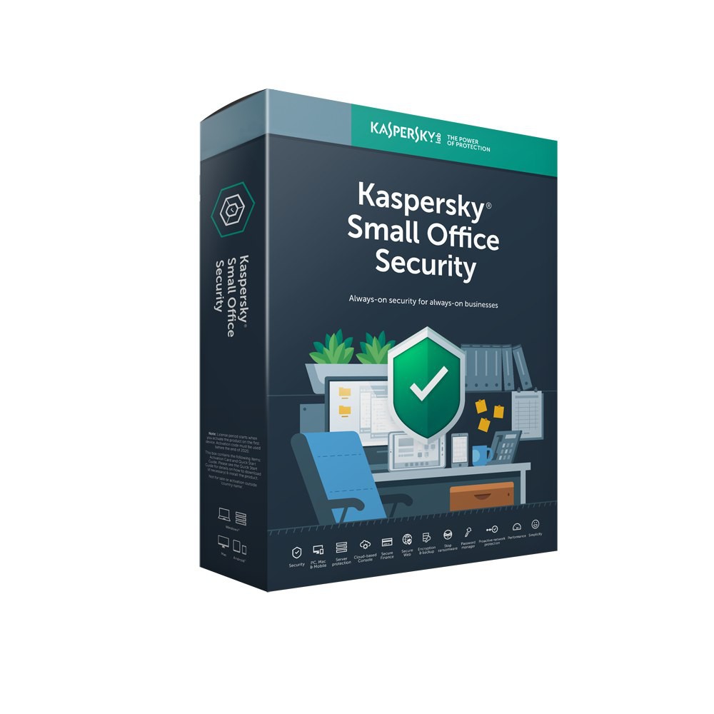 Kaspersky Small Office Security 7 Sicurezza antivirus Base ESP 10 licenza/e 1 anno/i Kaspersky Small Office Security 7 Sicurezza antivirus Base ESP 10 licenza/e 1 anno/i
