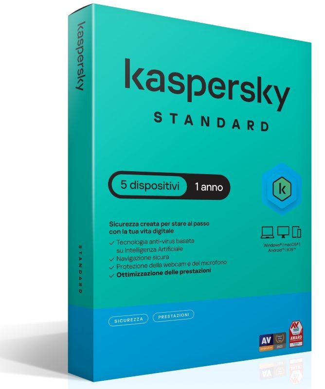 Kaspersky Standard 5Dev 1Y Superslimbox It Kaspersky Standard 5Dev 1Y Superslimbox It