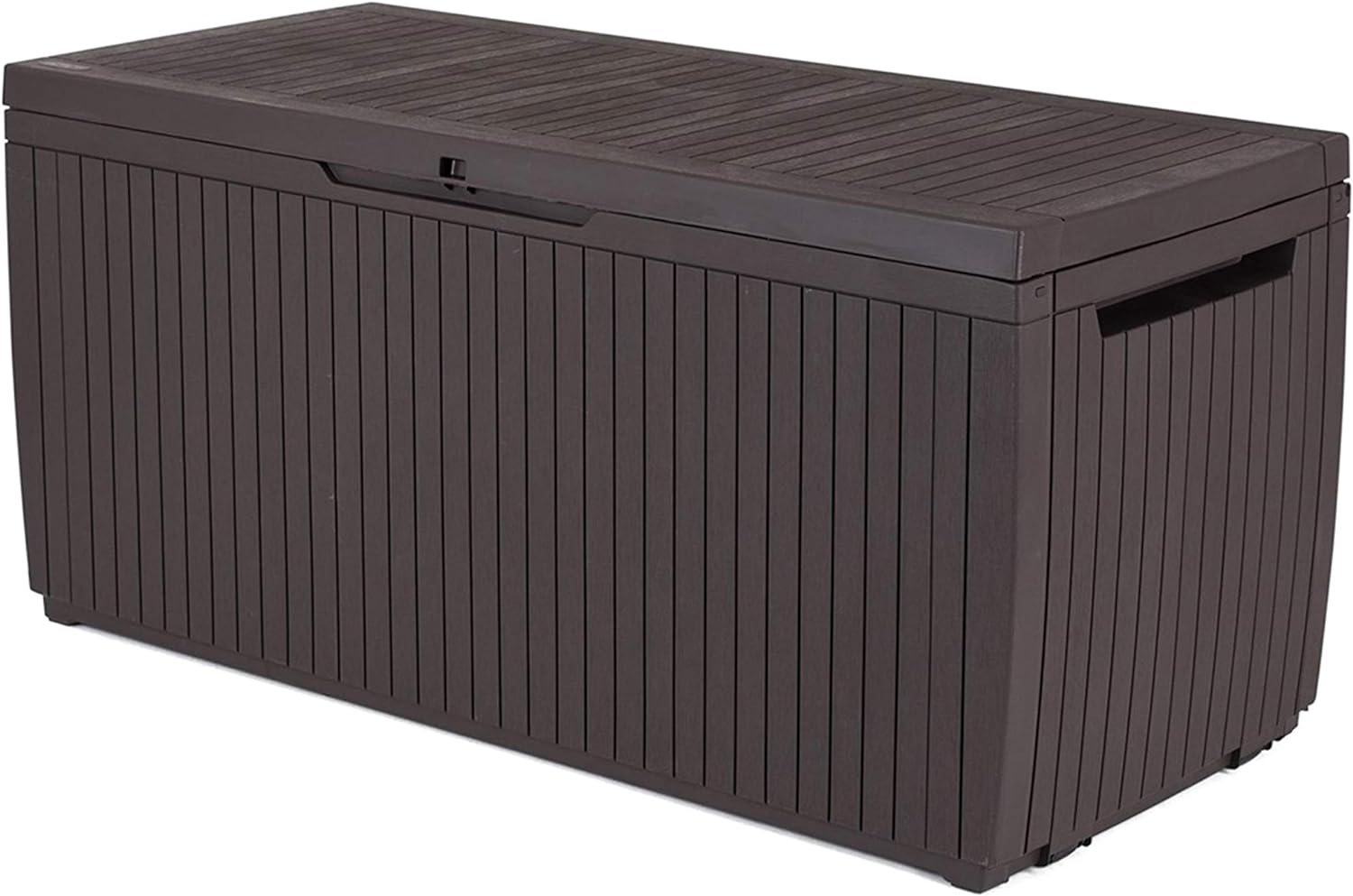 Keter Baule da Giardino Springwood, 305L, Effetto Legno, Marrone, 123x53,5x57H cm