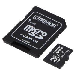 Kingston 32GB Microsdhc Industrial C10 A1 Pslc Card + Sd Adapter SDCIT2/32GB