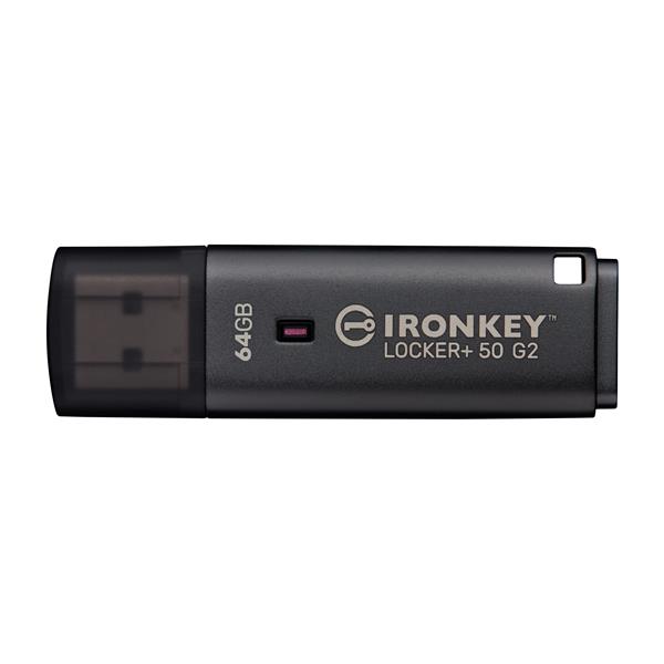 Kingston 64GB Ironkey Locker Plus 50 G2 Fips 197 AES-256 IKLP50G2/64GB Kingston 64GB Ironkey Locker Plus 50 G2 Fips 197 AES-256 IKLP50G2/64GB
