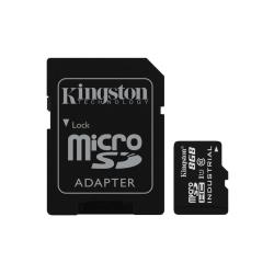 Kingston 8GB Microsdhc Industrial C10 A1 Pslc Card + Sd Adapter SDCIT2/8GB