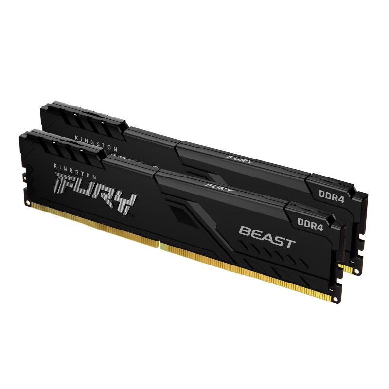 Kingston fury beast black 64gb 2 x 32gb ddr4 3.200mhz cl16 dimm