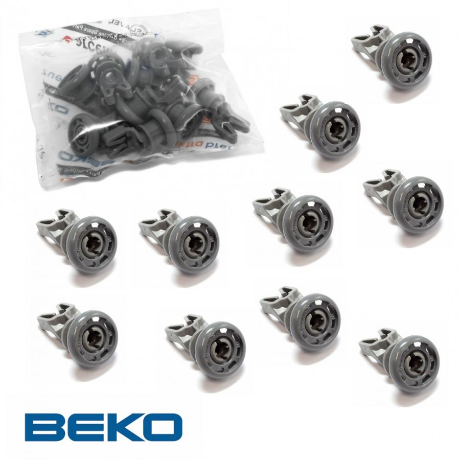 Kit 10pz Ruote Lavastoviglie Beko Per Cestello Superiore Originale 1885800500 Kit 10pz Ruote Lavastoviglie Beko Per Cestello Superiore Originale 1885800500
