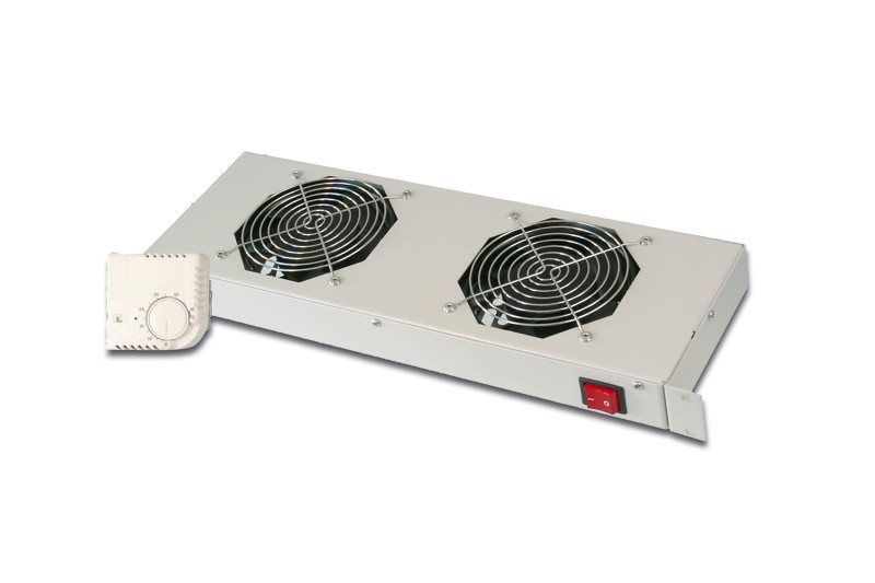 Kit 2 Ventole Con Termostato Per Armadi Linea Professionale (Dn-19 Fan-2)