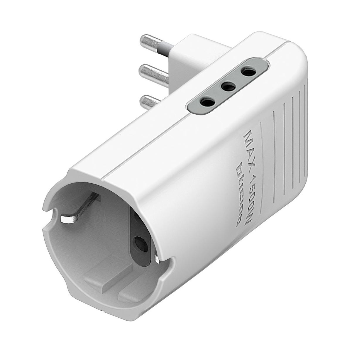 Kit Adatt.corner 2 Pr 10a+1 Pr. P30 Bia - Bticino