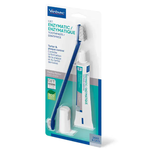 Kit Dentifricio Enzimatico 70 G + Spazzolino Da Denti + Spazzolino Da Dito