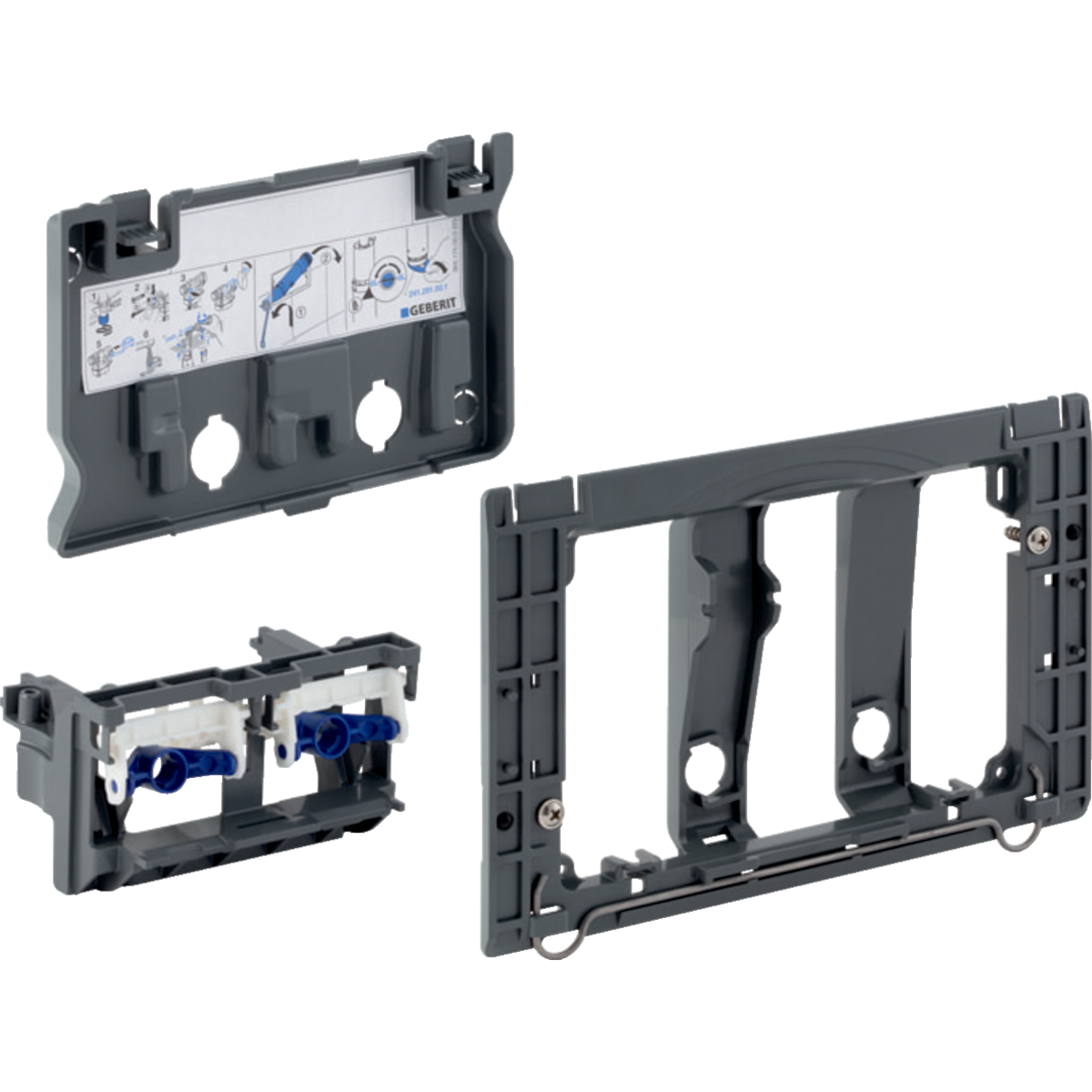 Kit Di Adattamento Per Il Montaggio Delle Placche Sigma Su Cassette Da Incasso Unica 242.351.00.1 - Geberit Kit Di Adattamento Per Il Montaggio Delle Placche Sigma Su Cassette Da Incasso Unica 242.351.00.1 - Geberit